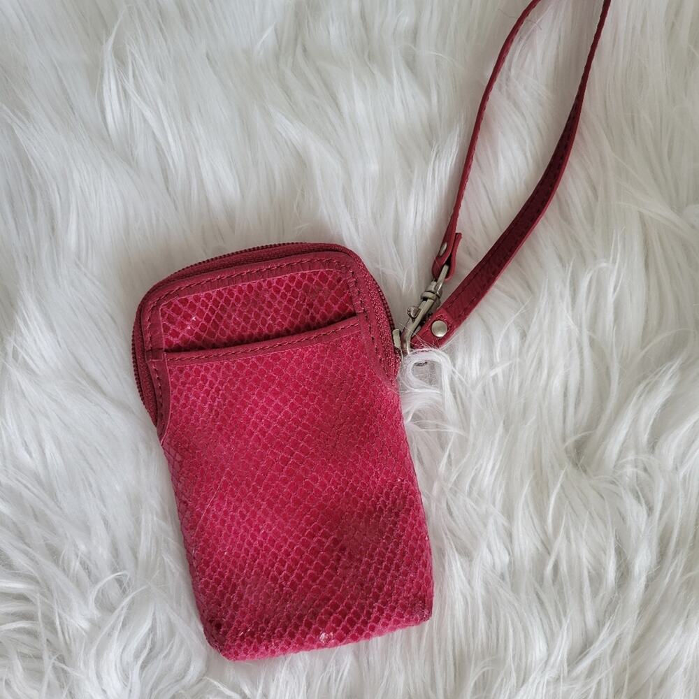Fossil Fuchsia Wristlet Wallet - image 2